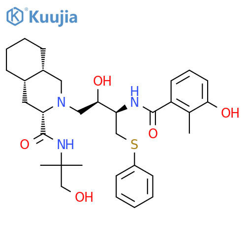 NELFINAVIR HYDROXY-TERT-BUTYLAMIDE structure