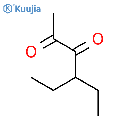 2,3-Hexanedione, 4-ethyl- (9CI) structure