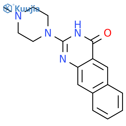 Benzo[g]quinazolin-4(3H)-one,2-(4-methyl-1-piperazinyl)- structure