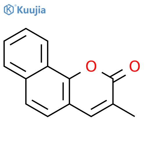 2H-Naphtho[1,2-b]pyran-2-one, 3-methyl- structure