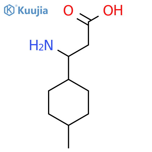 3-Amino-3-(4-methylcyclohexyl)propanoic acid structure