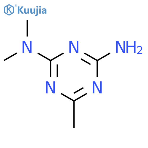 4-imino-N,N,6-trimethyl-4,5-dihydro-1,3,5-triazin-2-amine structure