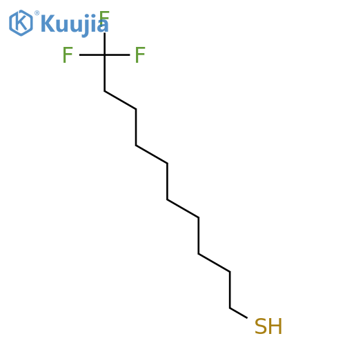 1-Decanethiol, 10,10,10-trifluoro- structure