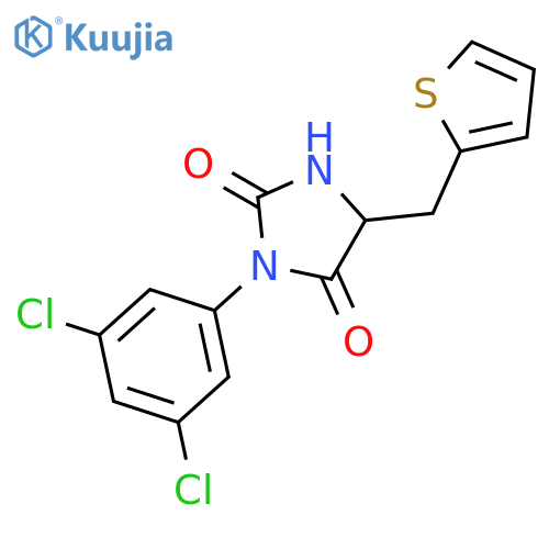 2,4-Imidazolidinedione, 3-(3,5-dichlorophenyl)-5-(2-thienylmethyl)- structure