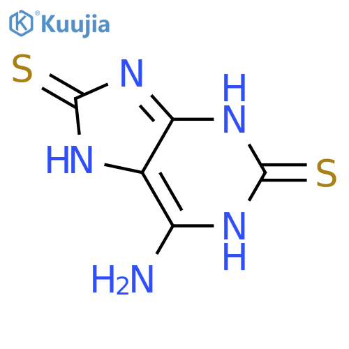 1H-Purine-2,8(3H,7H)-dithione, 6-amino- structure