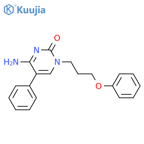 2(1H)-Pyrimidinone,4-amino-1-(3-phenoxypropyl)-5-phenyl- structure