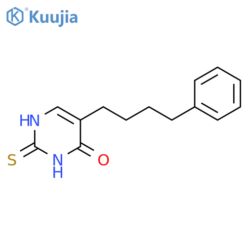 4(1H)-Pyrimidinone, 2,3-dihydro-5-(4-phenylbutyl)-2-thioxo- structure