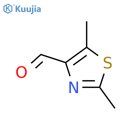 2,5-dimethyl-1,3-thiazole-4-carbaldehyde structure