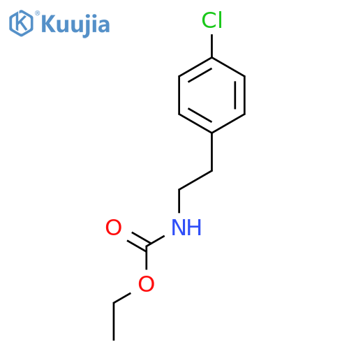 [2-(4-chlorophenyl)ethyl]carbamic acid ethyl ester structure