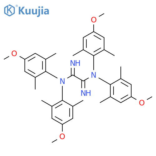 Ethanediimidamide,N,N',N'',N'''-tetrakis(4-methoxy-2,6-dimethylphenyl)- structure