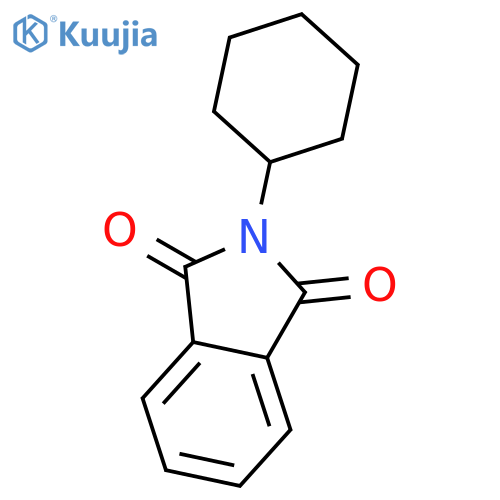 2-cyclohexylisoindole-1,3-dione structure