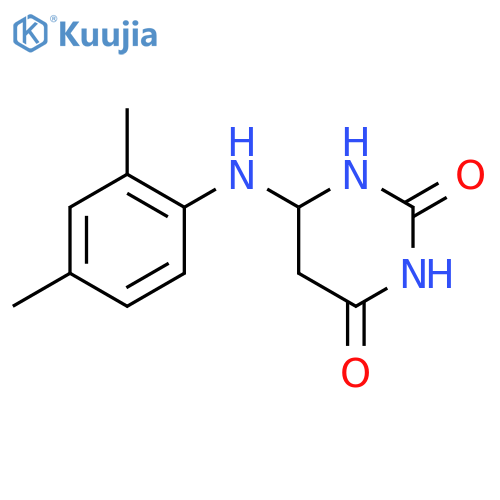 2,4(1H,3H)-Pyrimidinedione,6-[(2,4-dimethylphenyl)amino]- structure