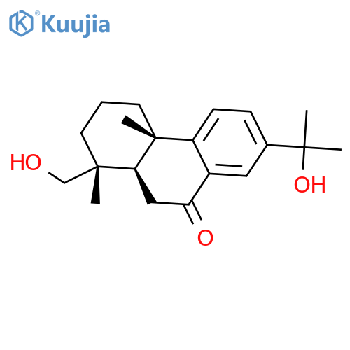 15,18-Dihydroxy-8,11,13-abietatrien-7-one structure