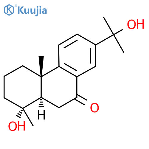 4,15-Dihydroxy-18-nor-8,11,13-abietatrien-7-one structure