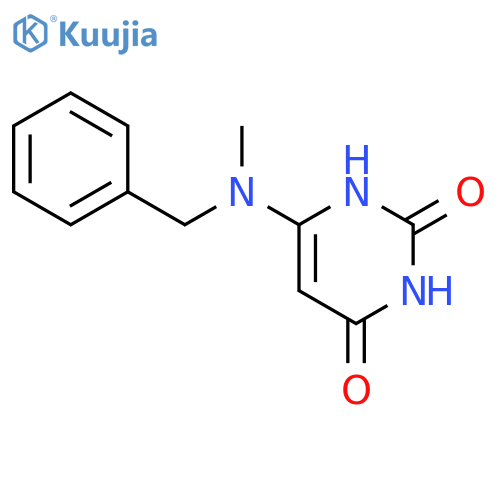 6-(benzyl(methyl)amino)pyrimidine-2,4(1H,3H)-dione structure