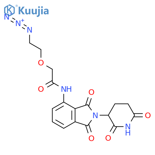 Pomalidomide-PEG1-azide structure