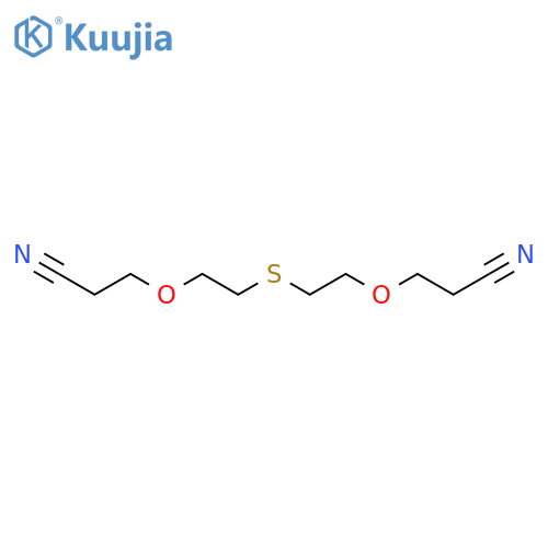 Propanenitrile, 3,3'-[thiobis(2,1-ethanediyloxy)]bis- structure