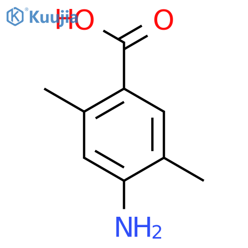 4-Amino-2,5-dimethylbenzoic acid structure