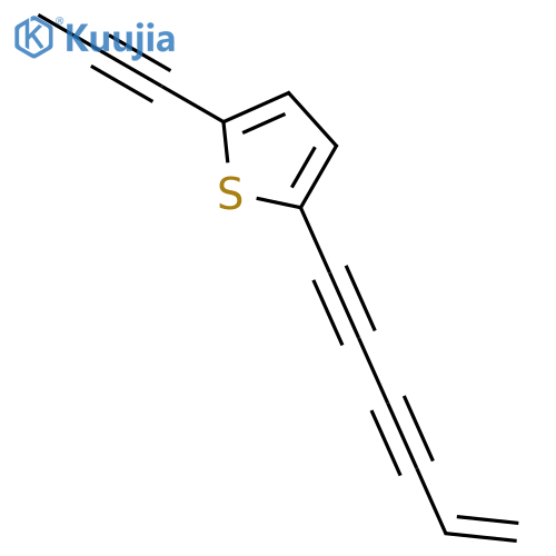 Thiophene,2-(5-hexene-1,3-diyn-1-yl)-5-(1-propyn-1-yl)- structure