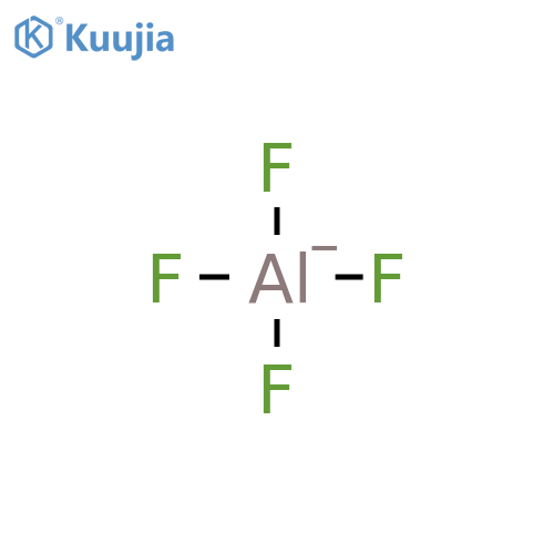 tetrafluoroaluminate anion structure