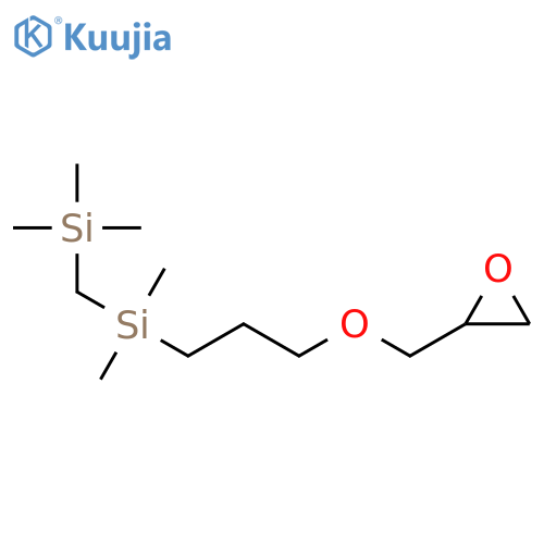 Silane, [[dimethyl[3-(oxiranylmethoxy)propyl]silyl]methyl]trimethyl- structure