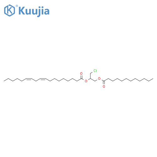 rac 1-Lauroyl-2-linoleoyl-3-chloropropanediol structure
