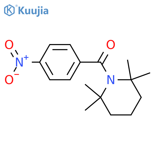 2,2,6,6-Tetramethyl-1-(4-nitrobenzoyl)piperidine structure