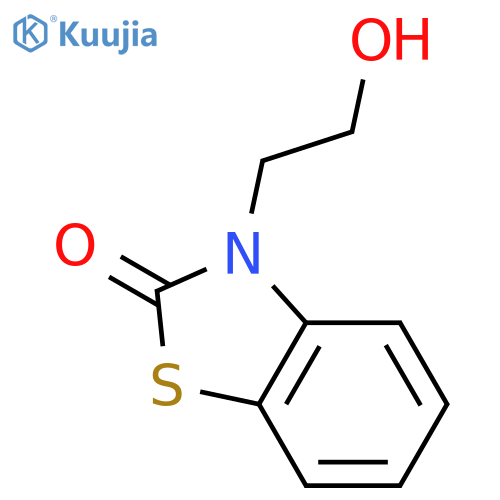 3-(2-hydroxyethyl)-1,3-benzothiazol-2(3H)-one structure
