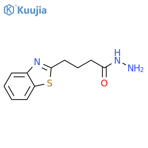 4-(1,3-benzothiazol-2-yl)butanehydrazide structure