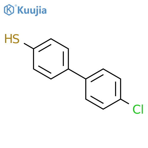 [1,1'-Biphenyl]-4-thiol, 4'-chloro- structure