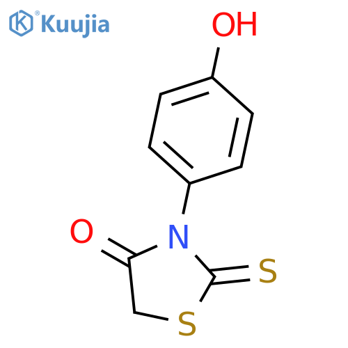 3-(4-Hydroxy-phenyl)-2-thioxo-thiazolidin-4-one structure