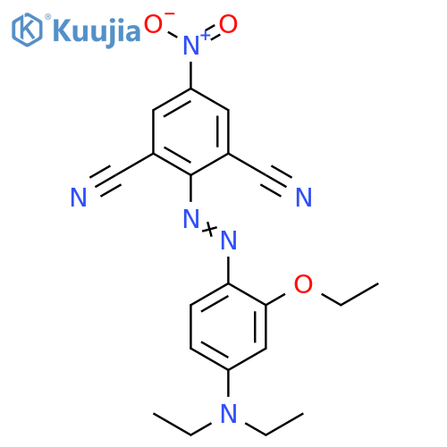 1,3-Benzenedicarbonitrile,2-[[4-(diethylamino)-2-ethoxyphenyl]azo]-5-nitro- structure