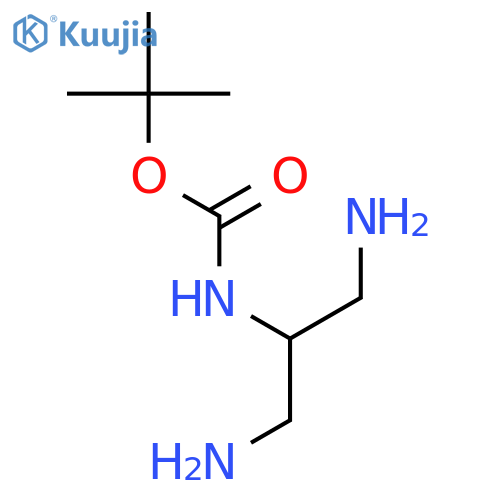 tert-butyl N-(1,3-diaminopropan-2-yl)carbamate structure