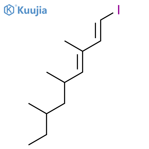 1,3-Nonadiene, 1-iodo-3,5,7-trimethyl-, (1E,3E,5R,7R)-rel- structure
