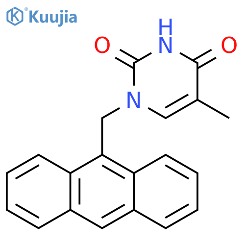 2,4(1H,3H)-Pyrimidinedione, 1-(9-anthracenylmethyl)-5-methyl- structure