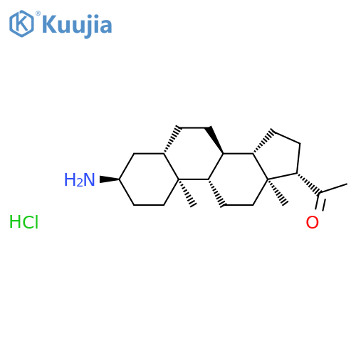 5a-Pregnan-20-one,3a-amino-, hydrochloride (6CI,7CI,8CI) structure