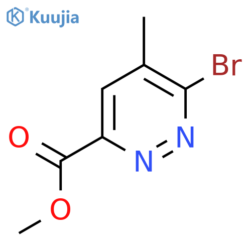 Methyl 6-bromo-5-methylpyridazine-3-carboxylate structure