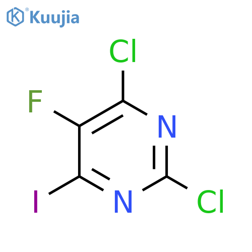 2,4-Dichloro-5-fluoro-6-iodopyrimidine structure