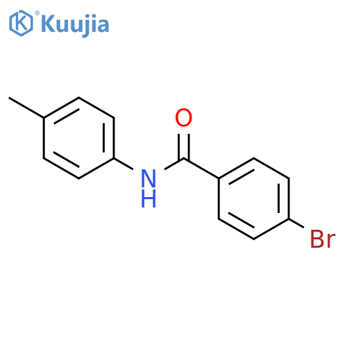 4-bromo-n-(4-methylphenyl)benzamide structure
