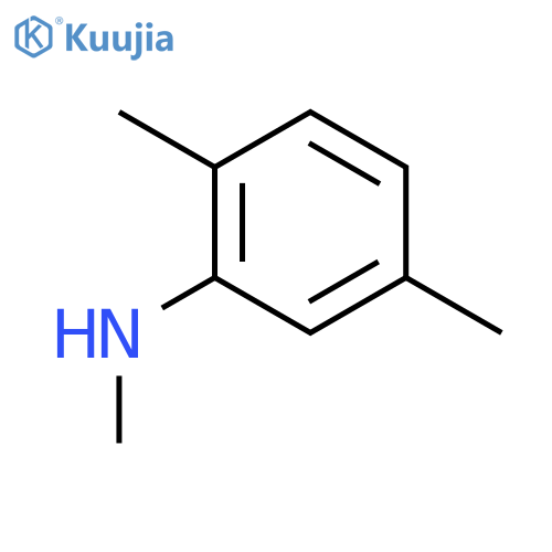 Benzenamine, N,2,5-trimethyl- structure