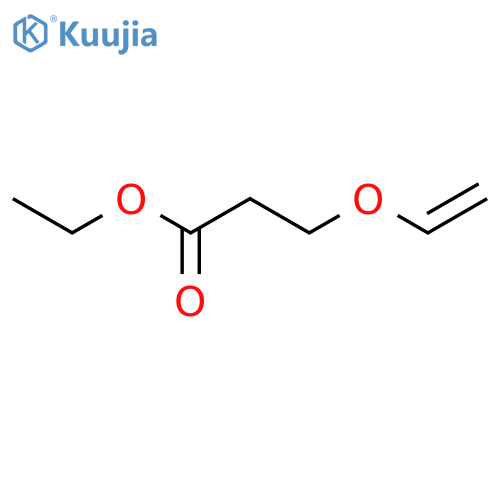 Propanoic acid, 3-(ethenyloxy)-, ethyl ester structure
