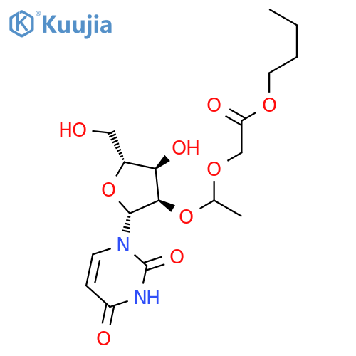 Uridine, 2'-O-[1-(2-butoxy-2-oxoethoxy)ethyl]- structure