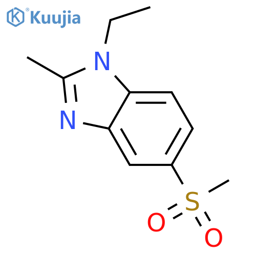 1H-Benzimidazole, 1-ethyl-2-methyl-5-(methylsulfonyl)- structure
