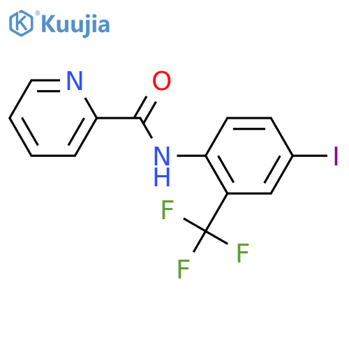 N-[4-Iodo-2-(trifluoromethyl)phenyl]-2-pyridinecarboxamide  structure