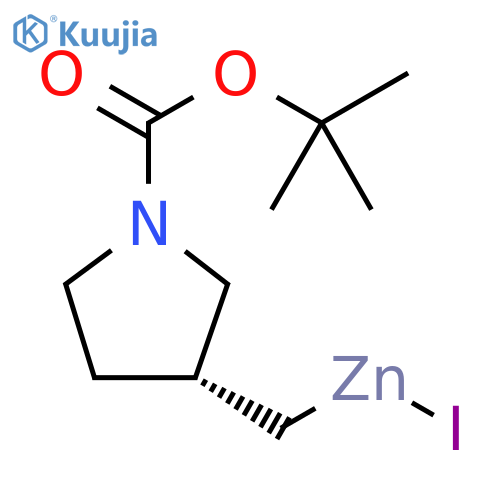 [(3R)-1-tert-butoxycarbonylpyrrolidin-3-yl]methylzinciodide,0.5MinTHF-B31637 structure