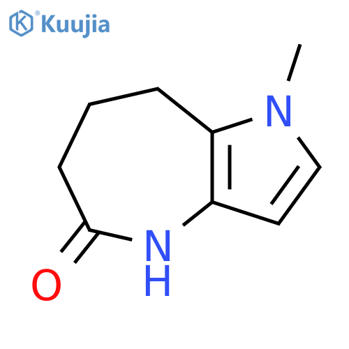4,6,7,8-tetrahydro-1-methyl-Pyrrolo[3,2-b]azepin-5(1H)-one structure