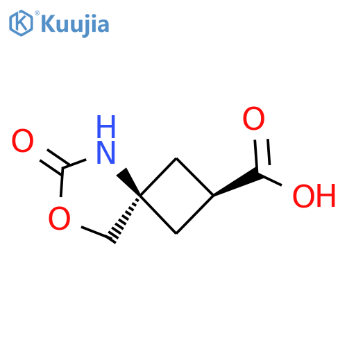 6-Oxo-7-oxa-5-azaspiro[3.4]octane-2-carboxylic acid structure