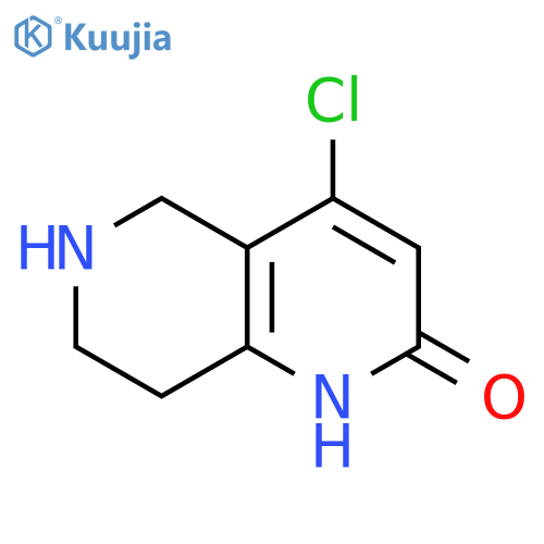 4-Chloro-5,6,7,8-tetrahydro-1,6-naphthyridin-2(1H)-one structure