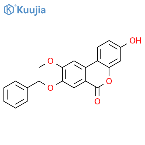 8-(Benzyloxy)-3-hydroxy-9-methoxy-6H-benzocchromen-6-one structure