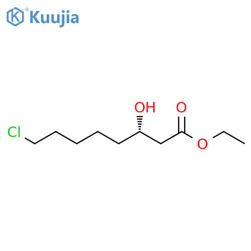 Octanoic acid, 8-chloro-3-hydroxy-, ethyl ester, (3S)- structure